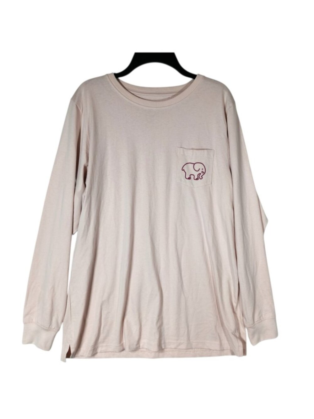 Ivory Ella Pink Love Long Sleeve Pocket T-Shirt Shirt Women’s Large